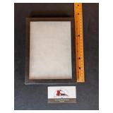 12" x 8" glass top display case