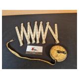 Folding ruler and cloth reel tape meas. (50-ft)