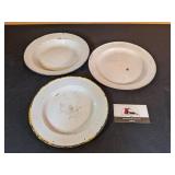 Enamelware plates, bowl (Germany, Sweden)