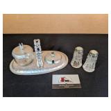 Set of food pushers (England) w/ box