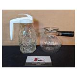 Syrup, coffee pitcher