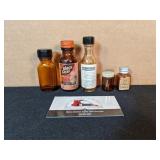 Small medicinal bottles