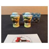 Hand painted S&P w/ orig box (Japan)