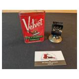 Tobacco tin, matchbook holder