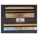 Architects ruler, 2 advert rulers