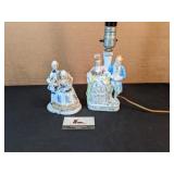 Ceramic figurine and lamp (works)