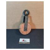 Wood/iron pulley