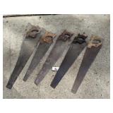 5 handsaws