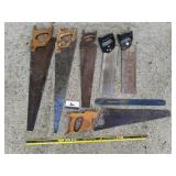 handsaws, mitre saws, saw blades