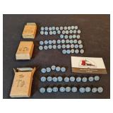 3 complete sets # tacks (1-25, 26-50, 26-50)