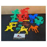 Vintage cake toppers (Mickey, Minnie, Donald)