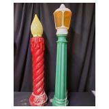 Candle and Lamppost Blow Molds