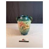 Roseville Zephyr Lilly handled vase