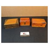 Cedar keepsake boxes