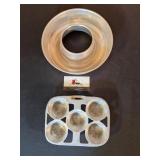 Alum. Wagner muffin tin, bunt cake pan