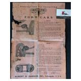 1920s Ford shock abs instructions