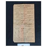 Antique Yankee Tool guide (paper)