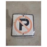Metal No Parking Sign