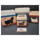 Warren Kimble Chicken Nesting Boxes