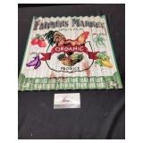 Metal Farmers Market Sign