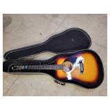 Acoustic Rouge Guitar and Case