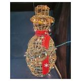 Lighted Snowman Decor
