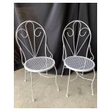 Metal Ice Cream Seats