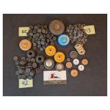 RC airplane and model wheels