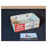 Red Star Yeast metal container