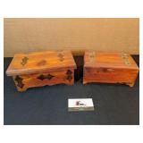 2 cedar boxes (need a little TLC)