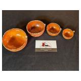 Mexican clay nesting bowls