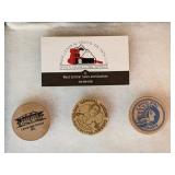 wooden nickels (Pepsi, Gen. Greene cigars)