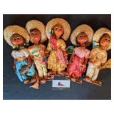 Mexican clay dolls