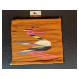 flamingo wool weaving (15.5" x 15.5")