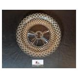 Waterford Waffle Sandwich 14" platter