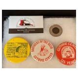 Guthrie Center pins, coin