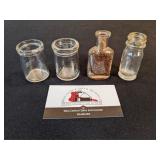 2 Cream bottles, 2 small bottles