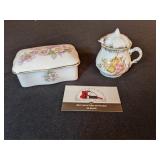 China jewelry box, sugar dish