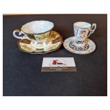 Tea cup and demitasse