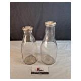 Milk bottles (unmarked)
