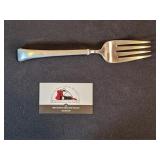 Pewter serving fork