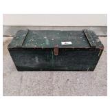 Wood foot locker (32" x 12")