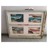 Prof. photos in old window (36"x28")