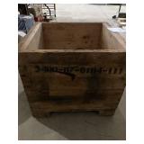 Wooden shipping crate (15"x15")