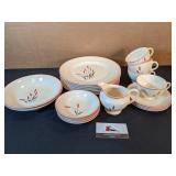 22 pcs. Universal "Cattail" pottery