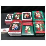 7 Mr. & Mrs. Santa Claus Ornaments