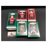 5 Santa Claus Christmas Ornaments