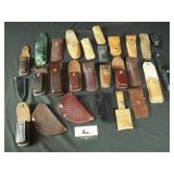 Small Leather Utility Pouches