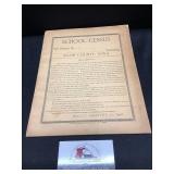 1906 Adair County Iowa School Census Book