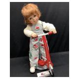 Doll and Radio Flyer Scooter